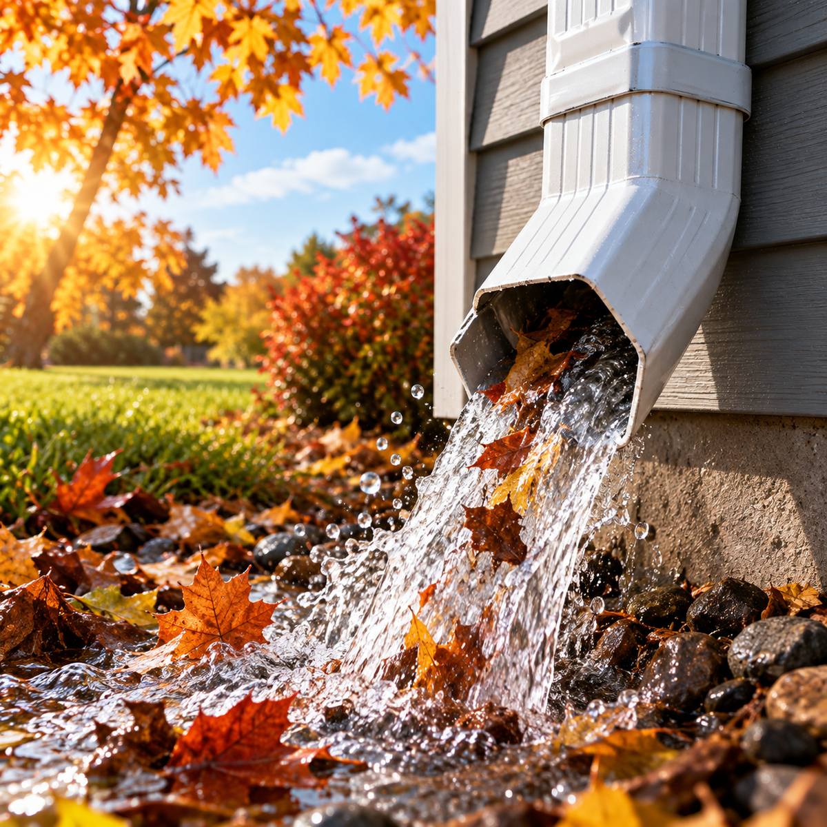 Downspout Flushing – Per Hole
